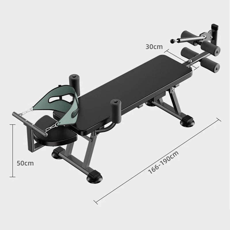 Electric Spine Traction Table – Cervical & Lumbar Stretching Device, Inversion Table for Pain Relief & Height Increase (880 lbs Capacity)