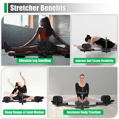 Leg Stretching Machine – 3-Bar Flexibility Trainer for Ballet, Yoga, and Home Fitness (1.6m Extended Length)