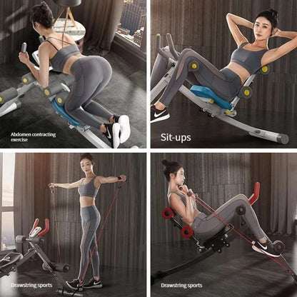 Abdominal Waist Trainer – Foldable Supine Board with LED Monitor, Adjustable Levels, and Multi-Function Design