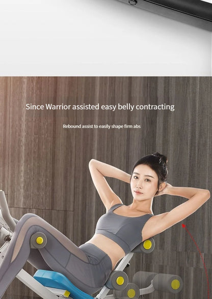 Abdominal Waist Trainer – Foldable Supine Board with LED Monitor, Adjustable Levels, and Multi-Function Design