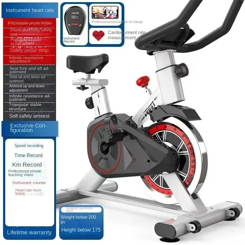 Silent Smart Power Bike – Indoor Exercise Bike for Weight Loss and Home Fitness