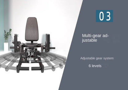Hip Abduction & Adduction Machine – Inner & Outer Thigh Strength Trainer, 660 lbs Capacity