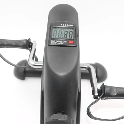 Mini Exercise Bike – Under Desk Pedal Exerciser for Arms & Legs, Adjustable Resistance, Foldable Compact Design