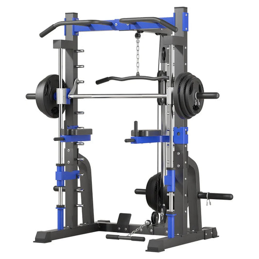 Smith Machine with Squat Rack – Multi-Functional Home Gym Power Station, 660 lbs Capacity