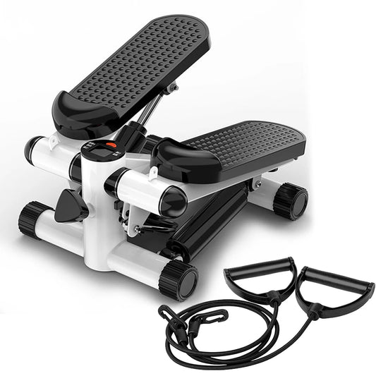 Mini Twist Stepper – Compact Pedal Stepper with Resistance Bands, LED Display, and 120kg Capacity