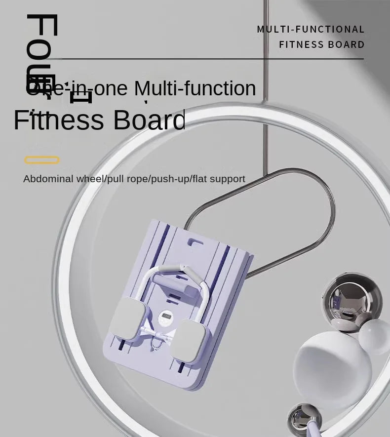 Multi-Functional Fitness Board – Portable Core Trainer with Web Wheel Design for Abs, Strength, and Full-Body Workouts