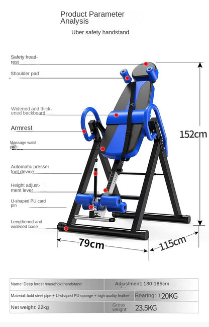 Handstand Fitness Machine – Home Inversion Trainer for Balance, Core Strength, and Flexibility