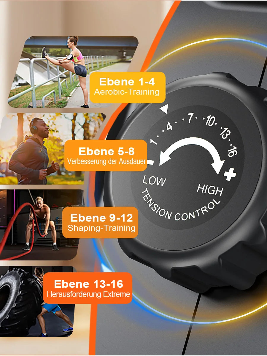 Magnetic Rowing Machine – Foldable RM3 Rower with 16 Resistance Levels, Bluetooth, and 150kg Capacity