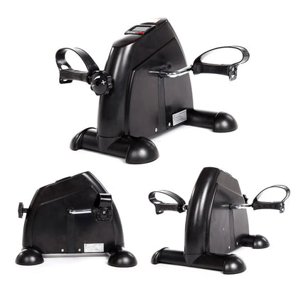Mini Exercise Bike – Under Desk Pedal Exerciser for Arms & Legs, Adjustable Resistance, Foldable Compact Design